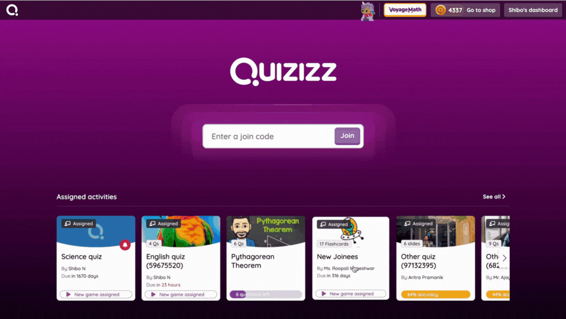 Quizizz Join